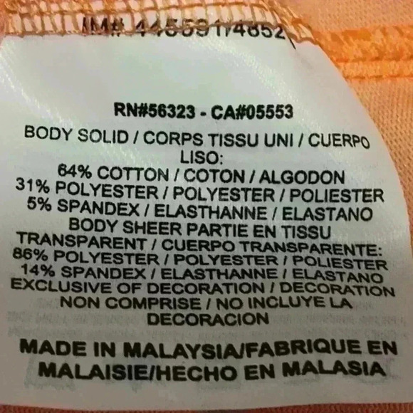 Nike | Get It Girl logo| orange/white stripe | short sleeve tshirt | Small - Picture 4 of 5